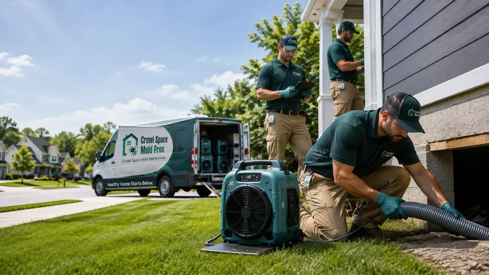 Crawl Space Mold Removal in Charleston, IL